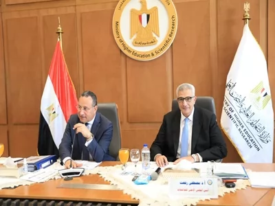 جانب من اجتماع المجلس الأعلى للجامعات