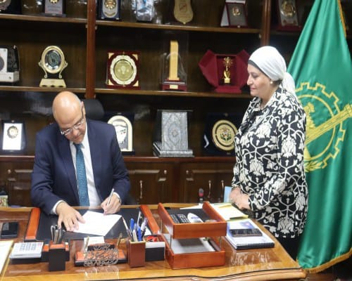 المهندس أيمن عطية  محافظ القليوبية 