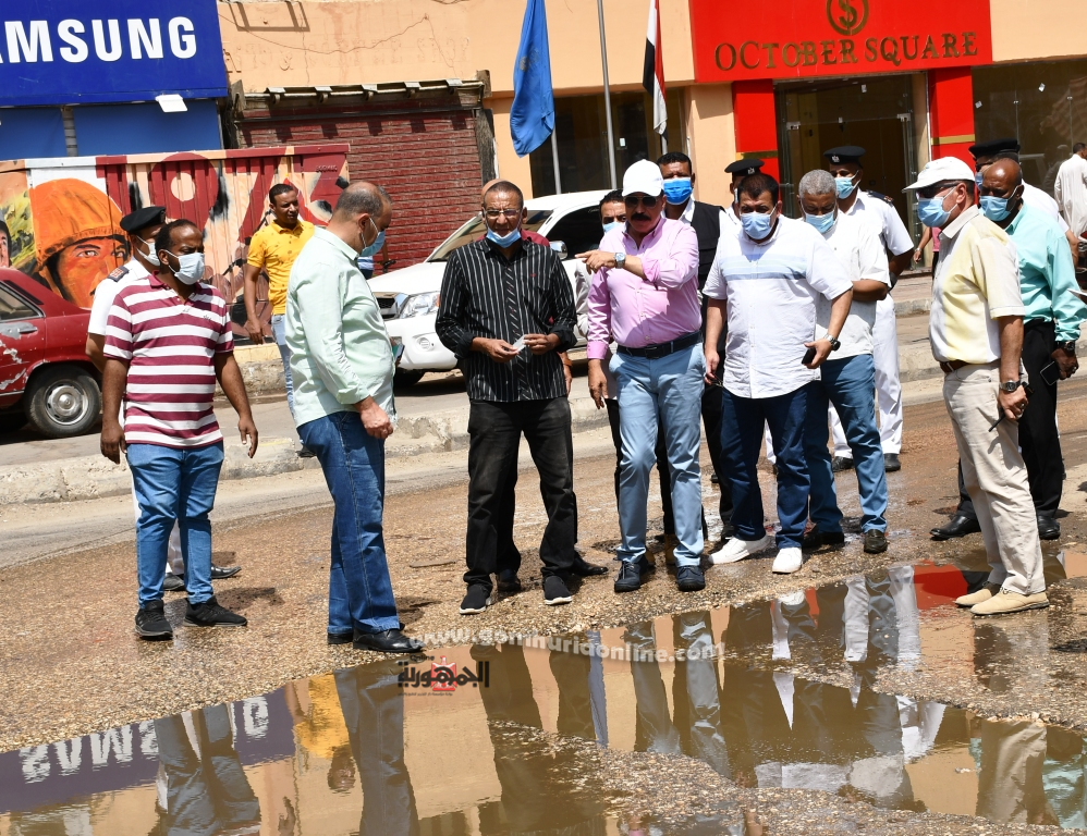 محافظ أسوان يوجه لإصلاح وصيانة خط الصرف الصحى بشارع أبو شوك ودهان واجهات العقارات التاريخية 