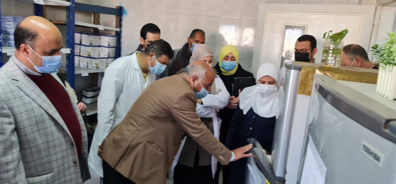 وكيل صحة الغربية فى جولة تفقدية بمستشفي بسيون المركزي -صور