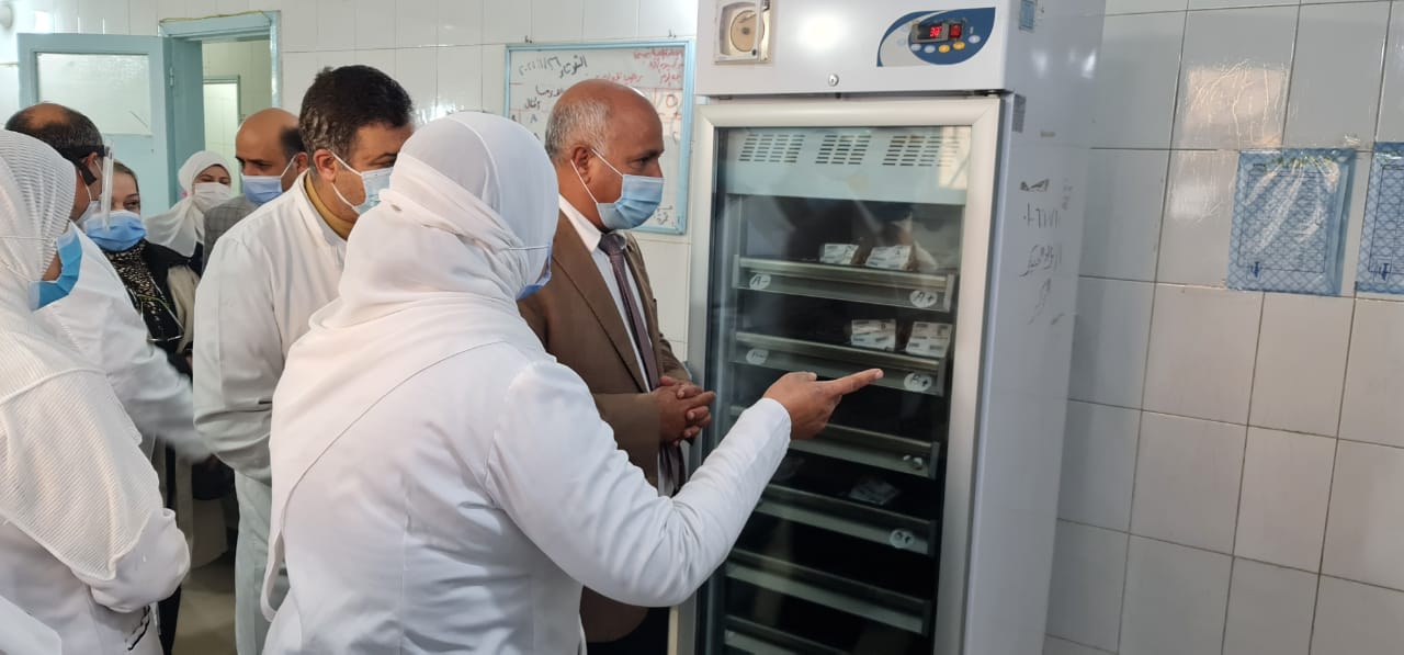 وكيل صحة الغربية فى جولة تفقدية بمستشفي بسيون المركزي -صور