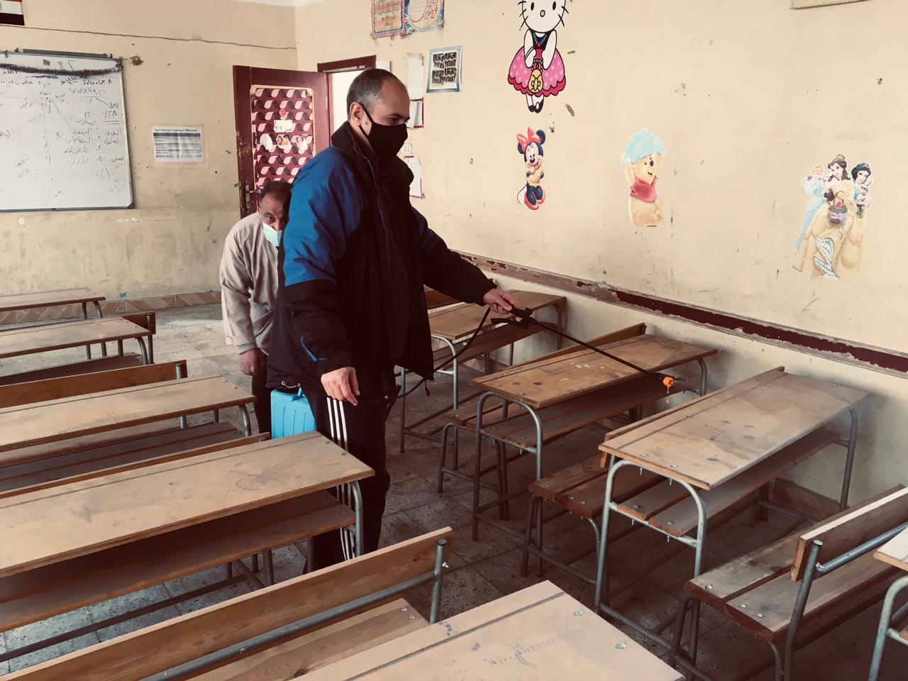 تعقيم وتجهيز اللجان بالقاهرة  ورفع درجة الاستعدادات  لمواجهة سوء  الاحوال  الجوية 