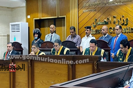 هيئة المحكمة برئاسة المستشار  سامح عبد الحكم 