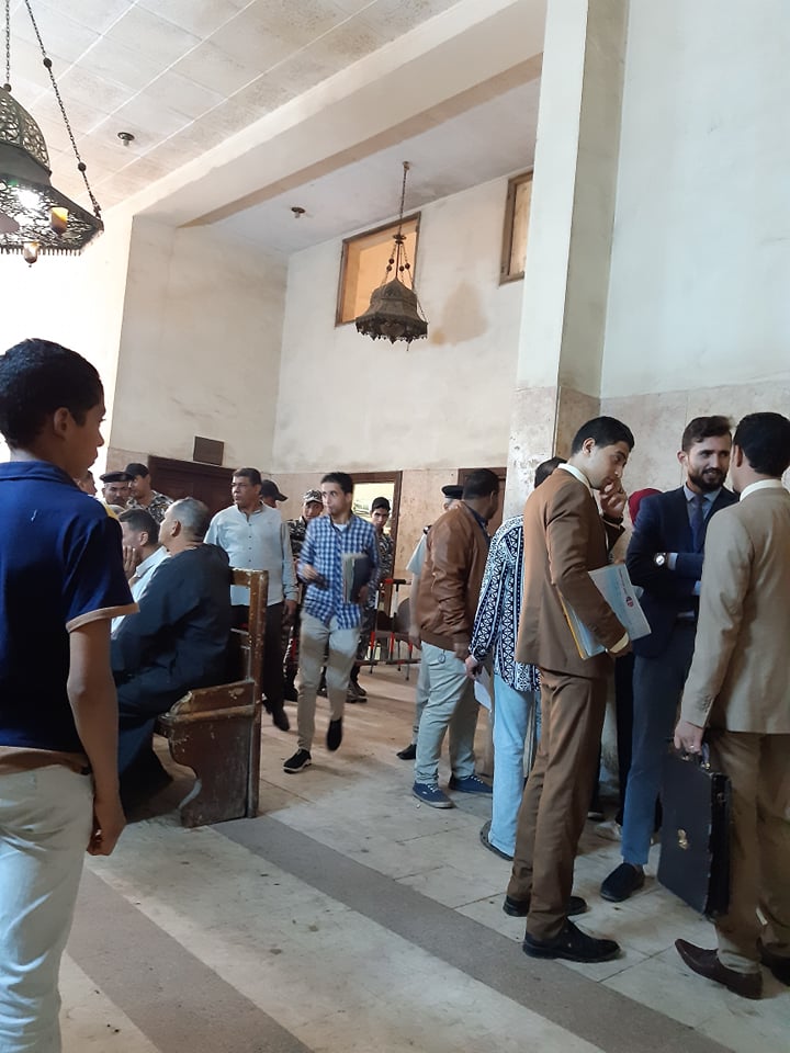 راجح قاتل .. محافظ المنوفية يتفقد ديوان المحكمة أثناء إنعقاد الجلسة الثانية