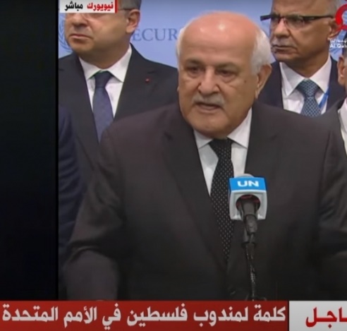 رياض منصور مندوب فلسطين في الأمم المتحدة
