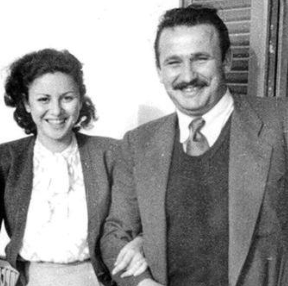 المخرج عز الدين ذو الفقار وفاتن حمامة