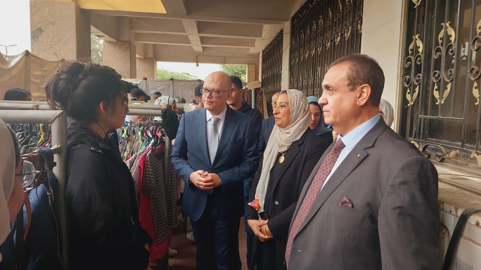 افتتاح معرض سوق الخير بتجارة عين شمس 