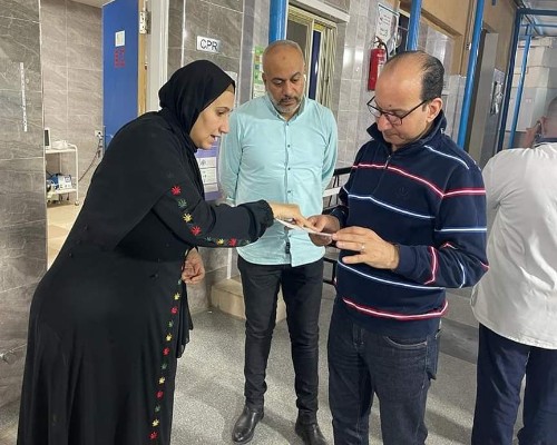 الجزار يتفقد مستشفي حميات بنها مساء أمس