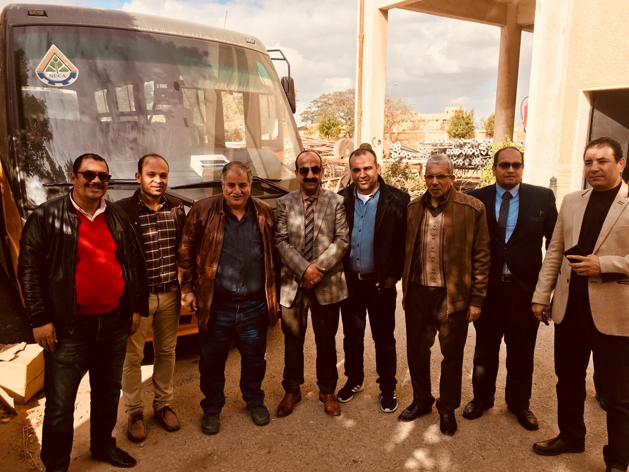 25 أتوبيسا مكيفا للعمل بمنظومة النقل الداخلى بمدينة 6 أكتوبر