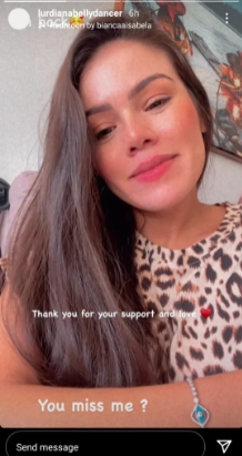 اول ظهور للراقصة لورديانا بعد الوعكه الصحية 