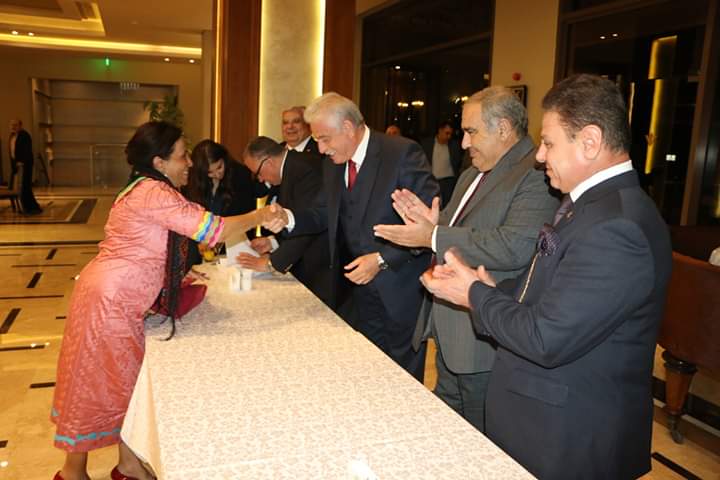 محافظ جنوب سيناء يستقبل  وفد رؤساء المحاكم الدستورية والعليا الأفارقة