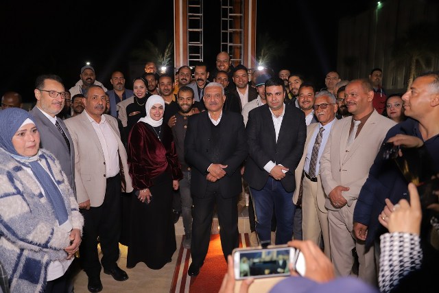 محافظ السويس يفتتح ميدان اللواء تحسين شنن 