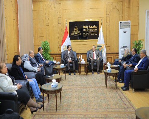 رئيس جامعة بنها: حريصون  على الإرتقاء وتحسين السمعة المؤسسية والا