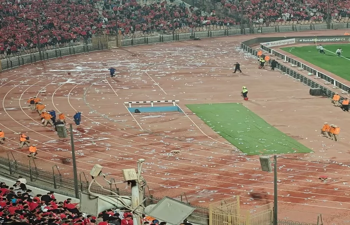 أحداث مباراة الأهلي والجيش الملكي