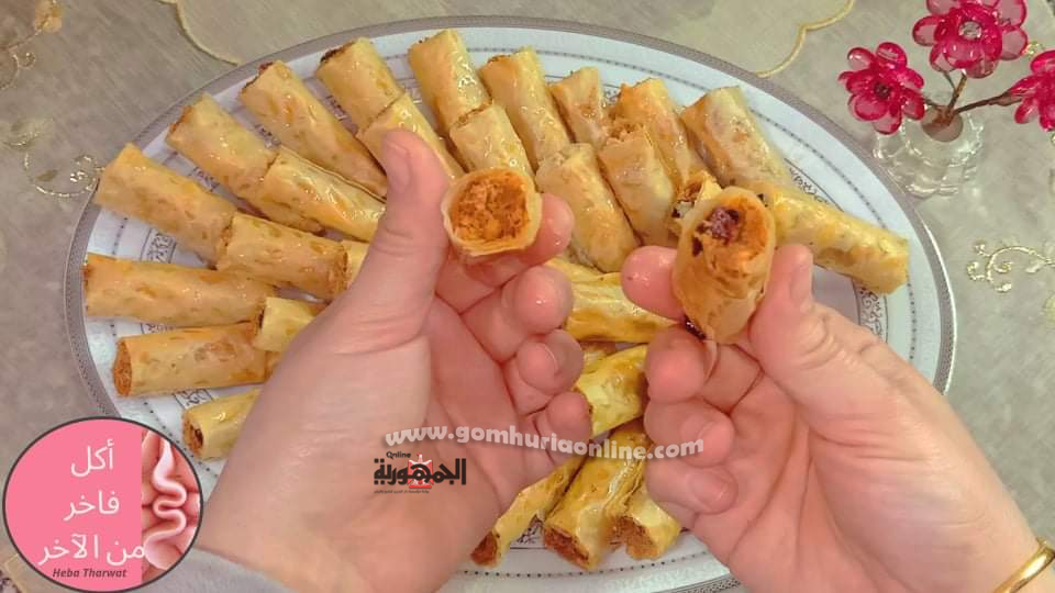 أصابع الجلاش بالكنافة والمكسرات للشيف هبة ثروت.. بالفيديو