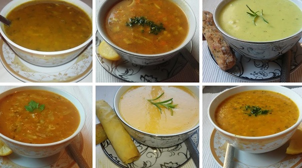 6 انواع شوربة