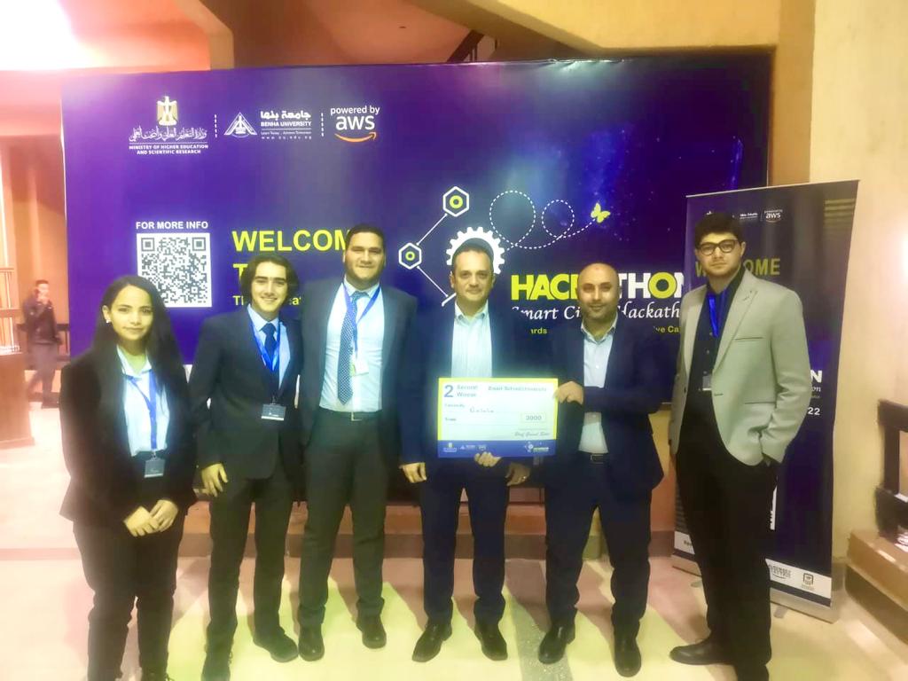جامعة الجلالة تفوز بالمركز الثانى فى أول هاكاثون مصرى عن المدن الذكية 