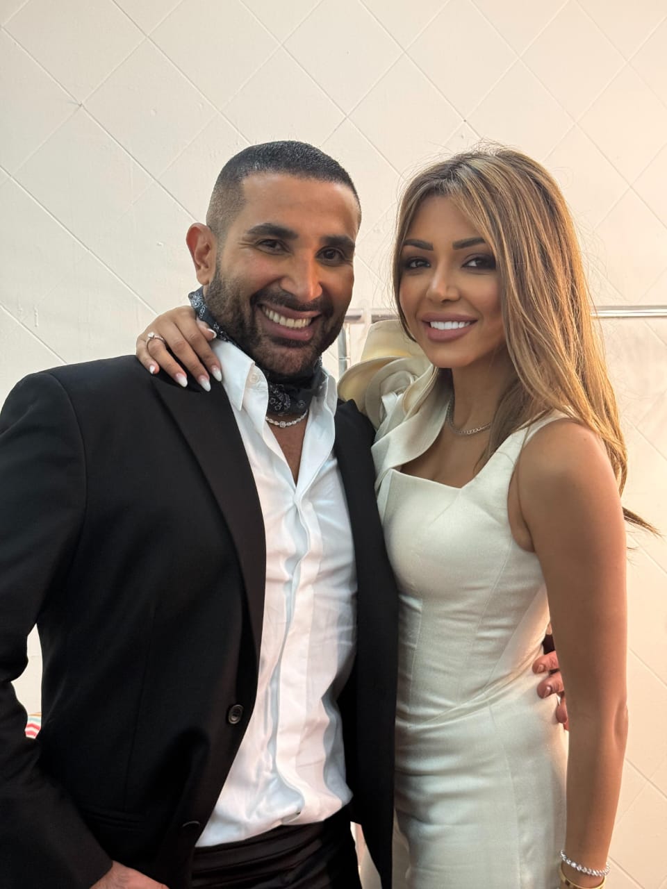 أحمد سعد وعليا سيوني 