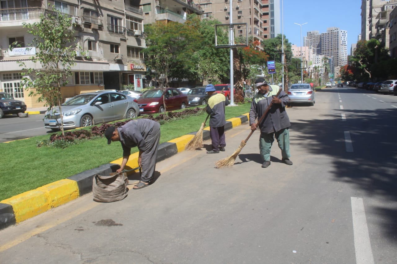  رفع 30 الف طن مخلفات  من شوارع الجيزة خلال عيد الفطر