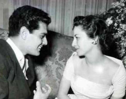 فاتن حمامة وعمر الشريف