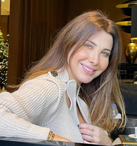 نانسى عجرم ووالدها 
