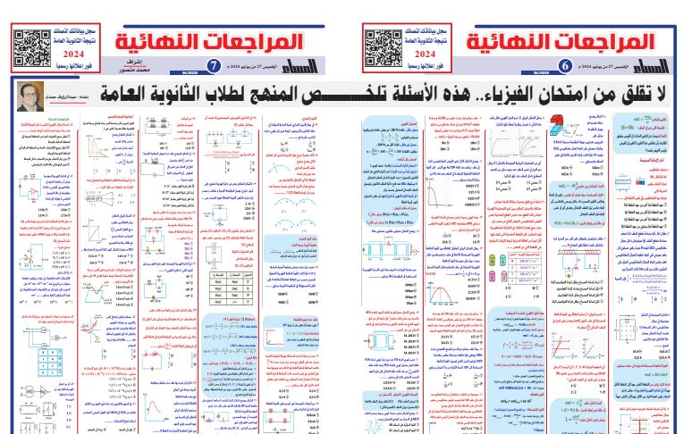 مراجعات الفيزياء الثانوية العامة 2024