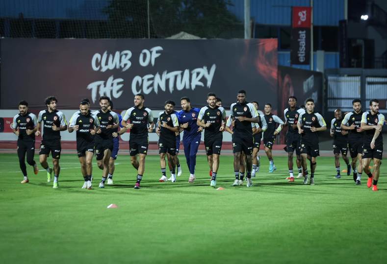 مران الأهلي الختامي استعدادا لمواجهة فاركو