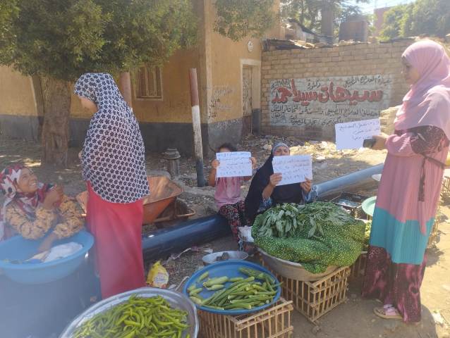 بدء حملة طرق الابواب بقومى المرأه ببنى سويف استعدادا لقمه المناخ cop 27