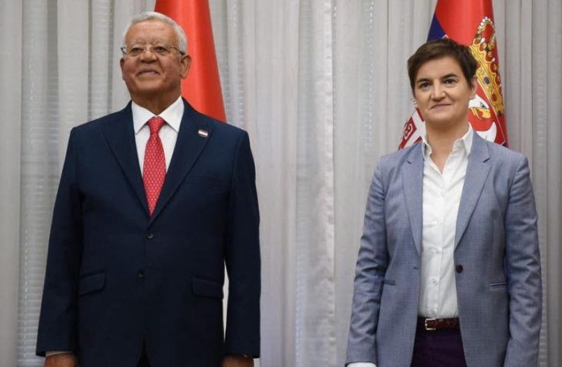 رئيس مجلس النواب يلتقي رئيسة وزراء صربيا