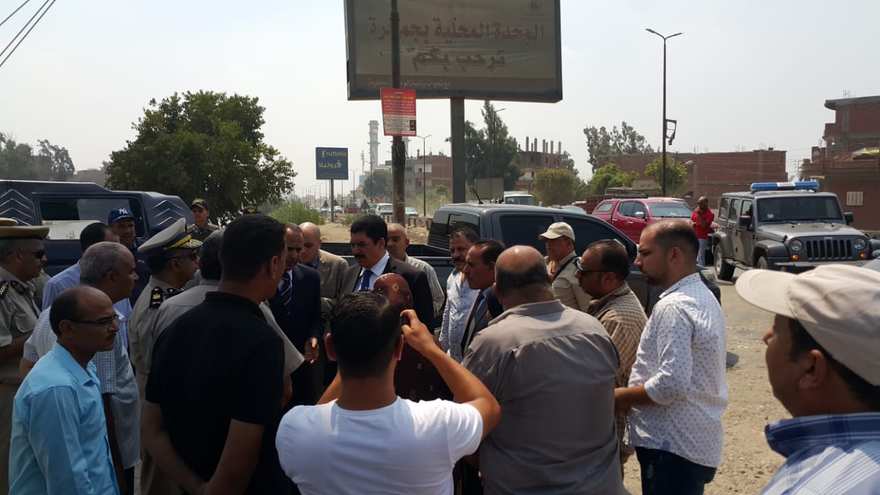 محافظ القليوبية : مطبات صناعية أمام جمجرة الجديدة لمنع تكرار حوادث الدهس للمواطنين 