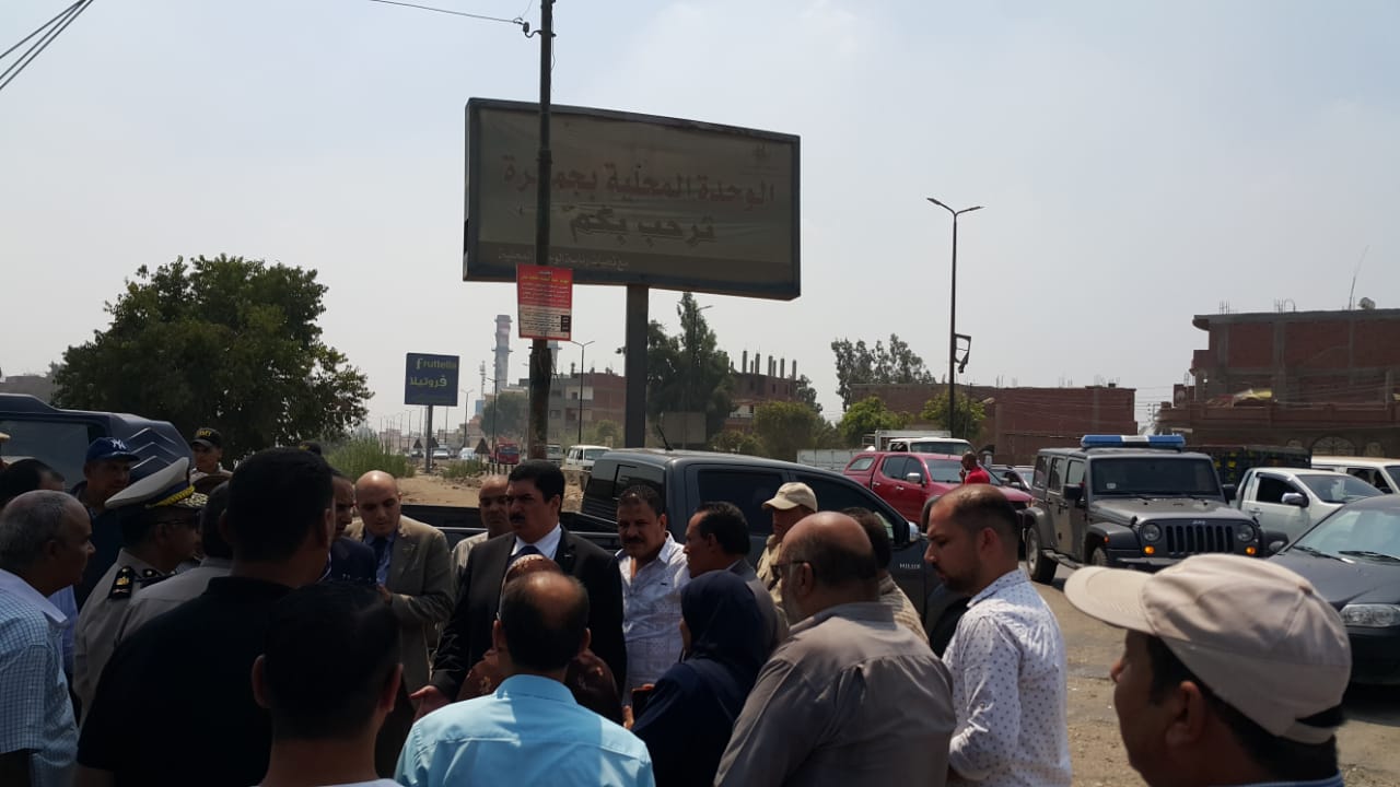 محافظ القليوبية : مطبات صناعية أمام جمجرة الجديدة لمنع تكرار حوادث الدهس للمواطنين 