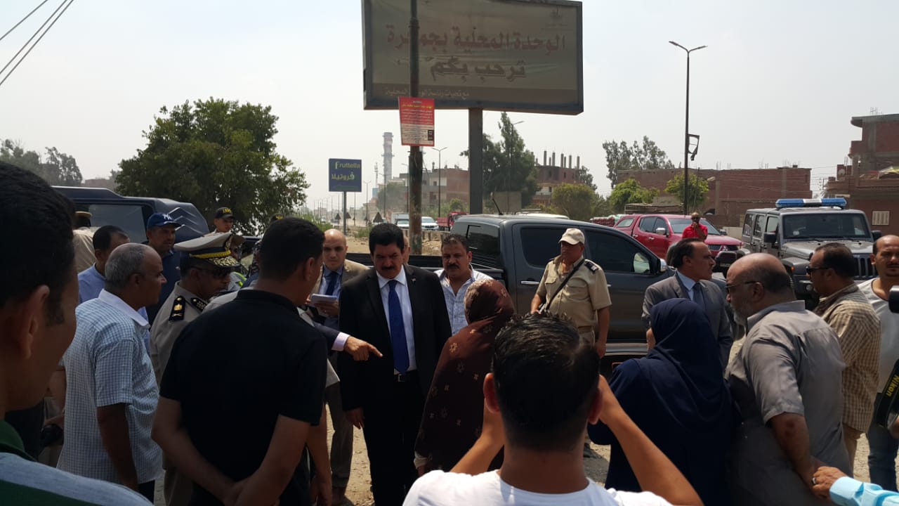 محافظ القليوبية : مطبات صناعية أمام جمجرة الجديدة لمنع تكرار حوادث الدهس للمواطنين 
