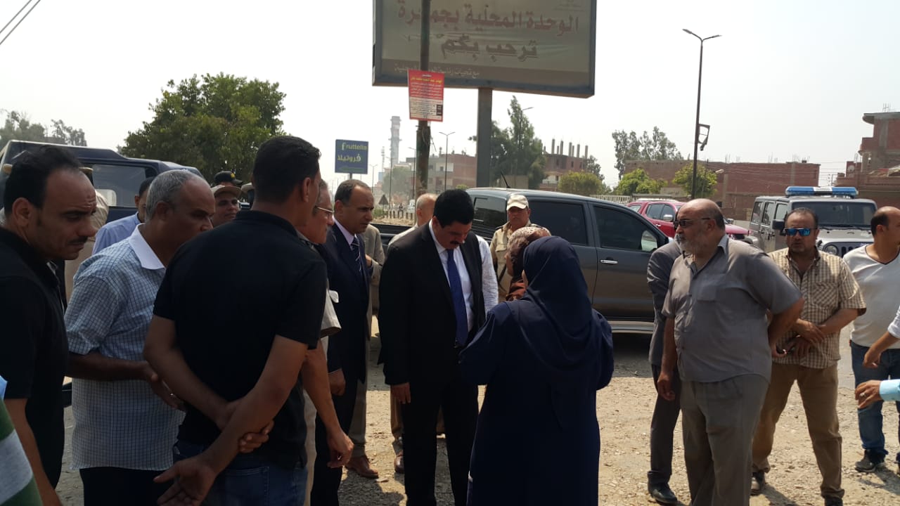 محافظ القليوبية : مطبات صناعية أمام جمجرة الجديدة لمنع تكرار حوادث الدهس للمواطنين 