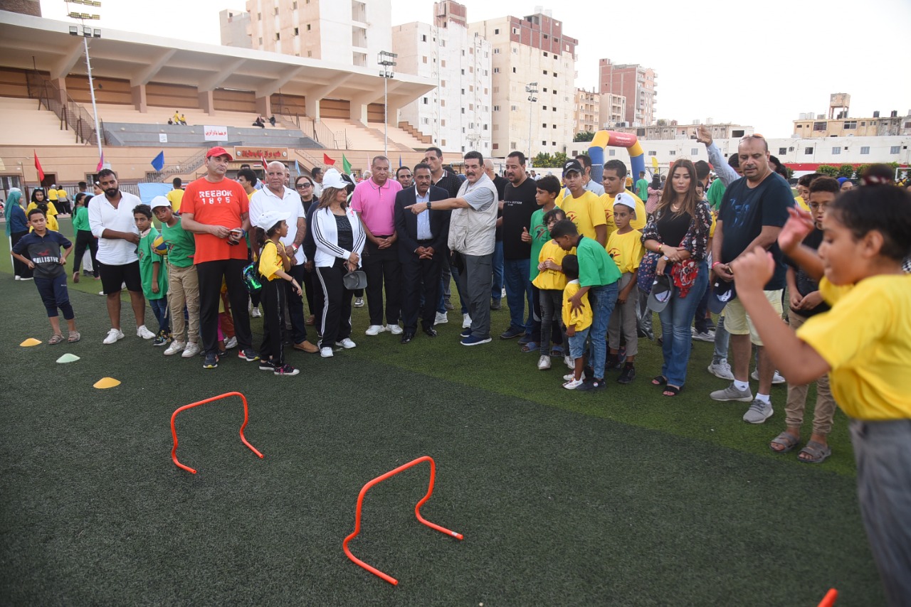 شعيب يشهد فعاليات مهرجان الرياضة للجميع بمطروح