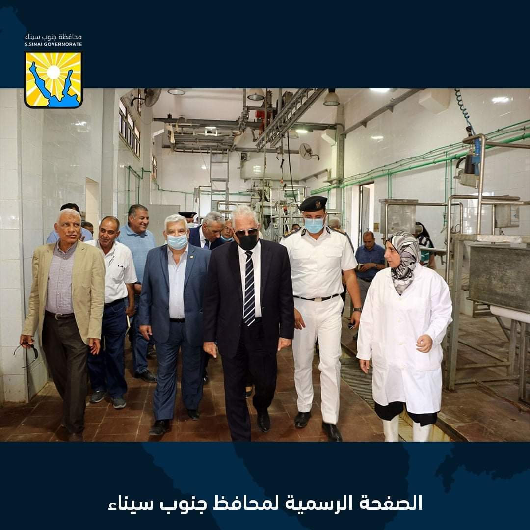 محافظ جنوب سيناء يشهد أعمال رفع كفاءة المجزر الالى بمدينة الطور.. بالصور 