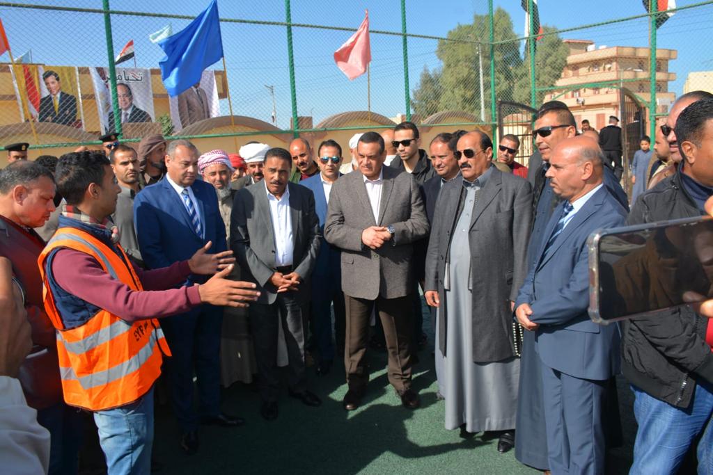 وزير التنمية المحلية ومحافظ مطروح يتفقدان مشروعات 