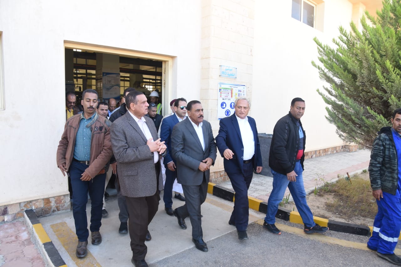 أمنة وشعيب يتابعان الموقف التنفيذي لإنشاء محطة تحلية مياه الرميلة