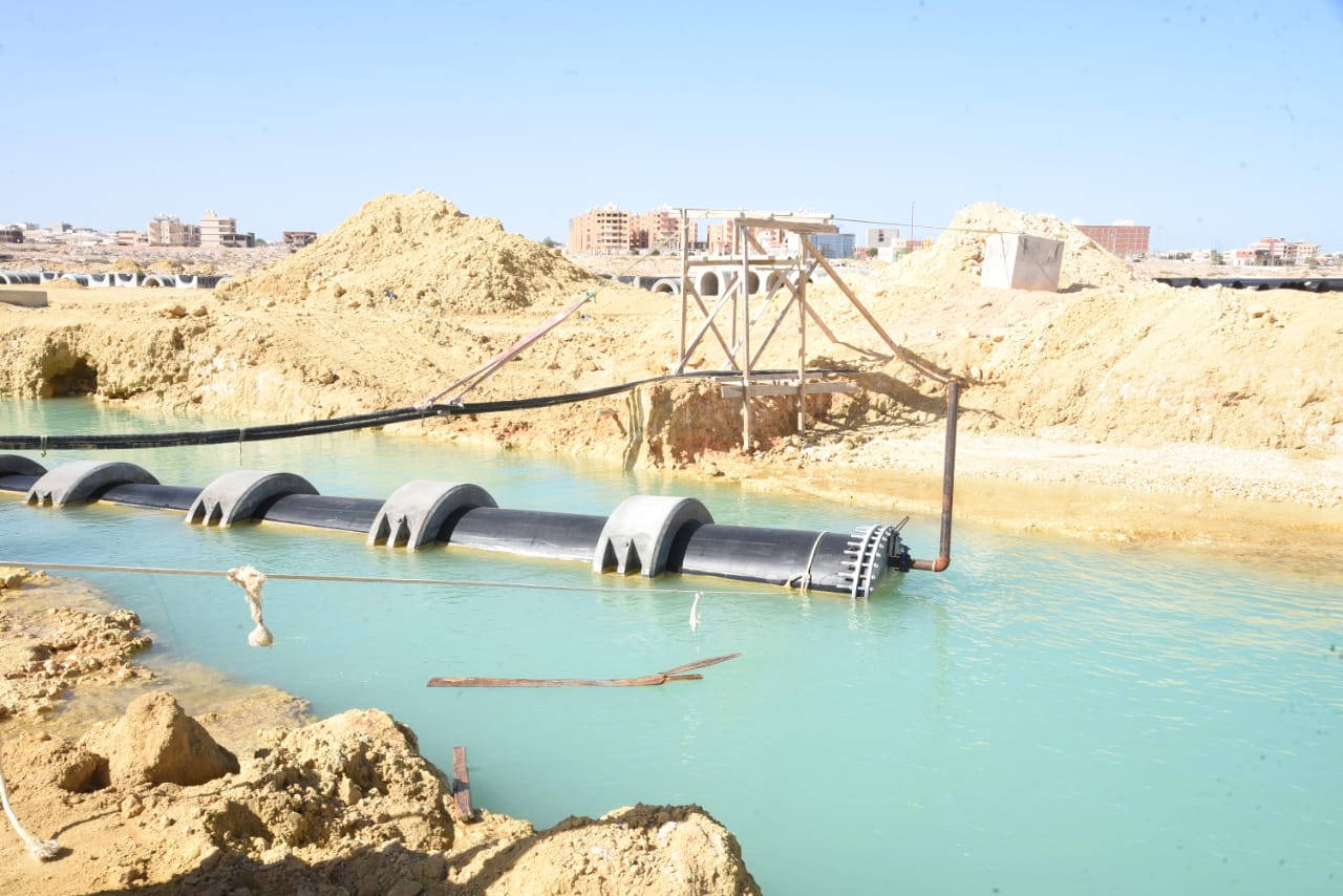 أمنة وشعيب يتابعان الموقف التنفيذي لإنشاء محطة تحلية مياه الرميلة