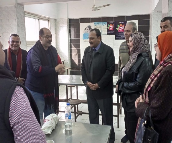 نائب رئيس جامعة بنها يتفقد إقامة الوفود المشاركة بملتقى إبداع الخامس لكليات التربية النوعية