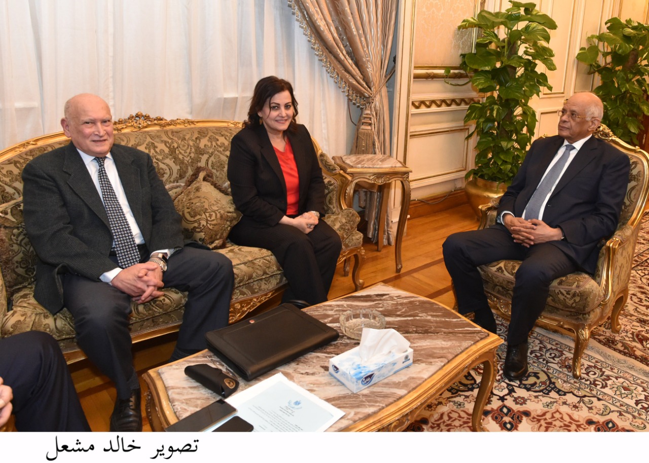 علي عبدالعال يستقبل رئيس هيئة سلامة الغذاء ونائبة وزير الزراعة لشئون الثروة الحيوانية