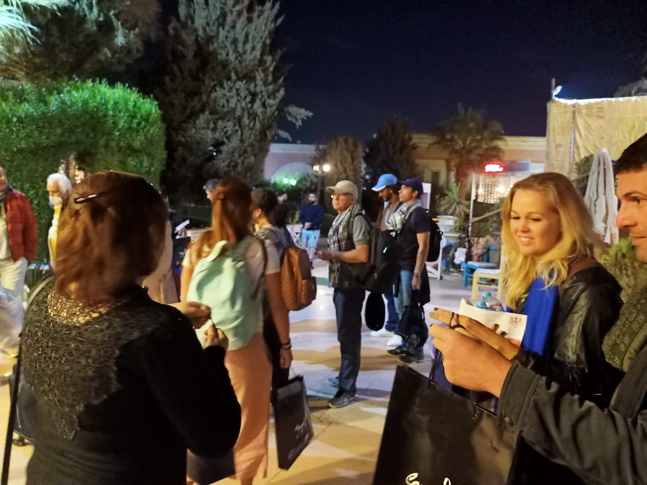 جانب من الزيارة