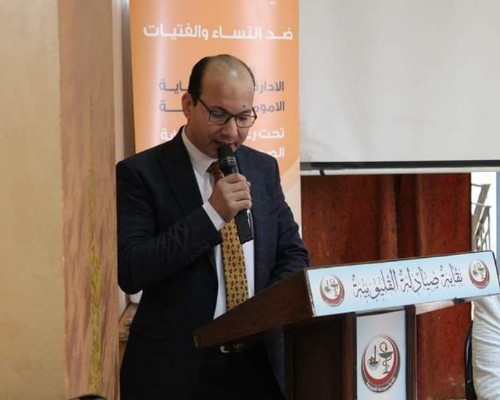 الدكتور حمودة الجزار.  وكيل وزارة الصحة بالقليوبية 