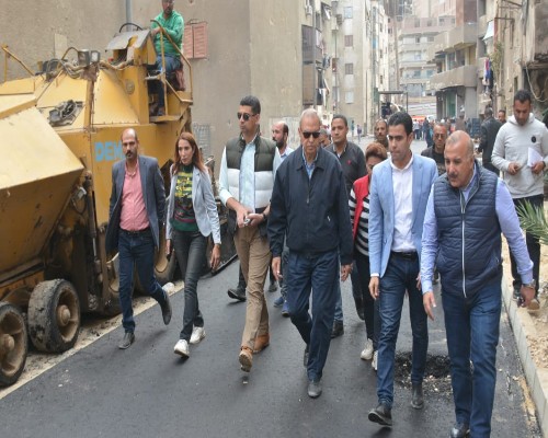 محافظ القليوبية يتفقد أعمال رصف مساكن بهتيم اسكو بشبرا الخيمة