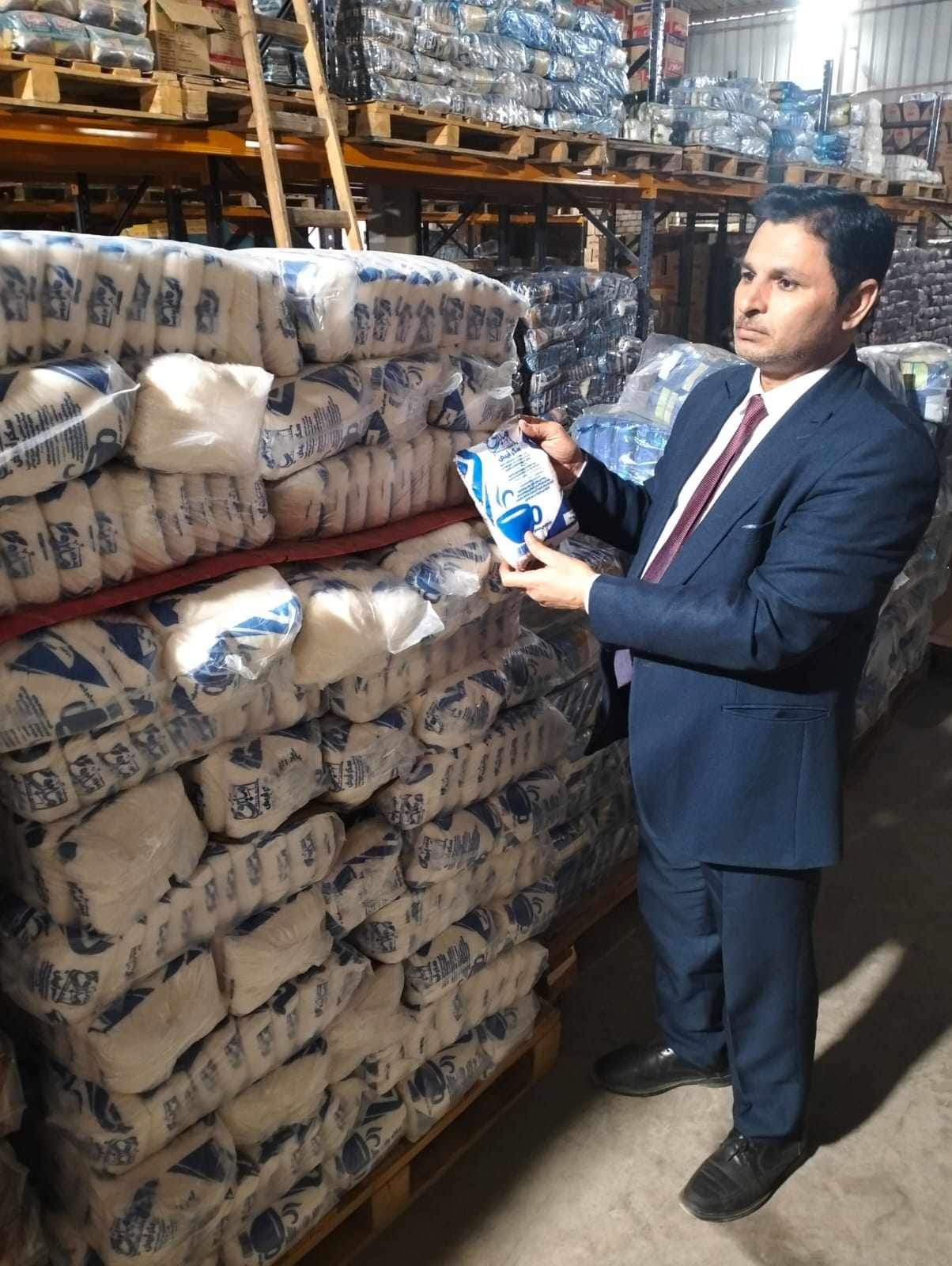 حماية المستهلك:ضبط 11.5طن سكر بالمعادي و810.500 علبة سجائر بسوهاج