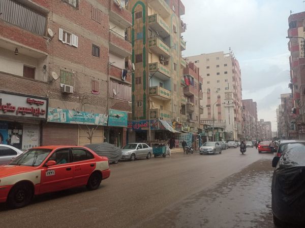 الطقس السيئ..غيوم وأمطار متوسطة في الإسماعيلية..صور