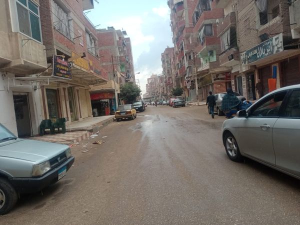 الطقس السيئ..غيوم وأمطار متوسطة في الإسماعيلية..صور