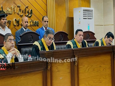 هيئة المحكمة برئاسة المستشار  سامح عبد الحكم 