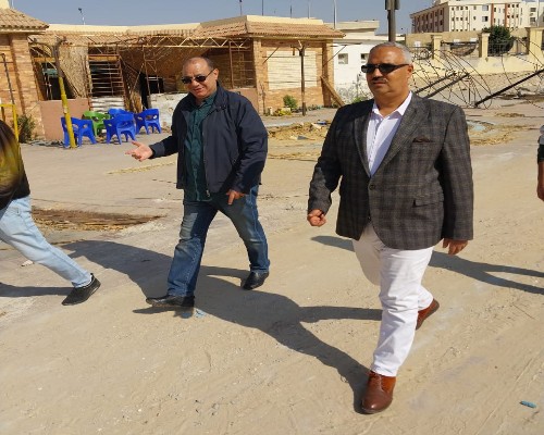 الصبروط يتابع إجراءات تطوير مركز التنمية الشبابية بالعبور 