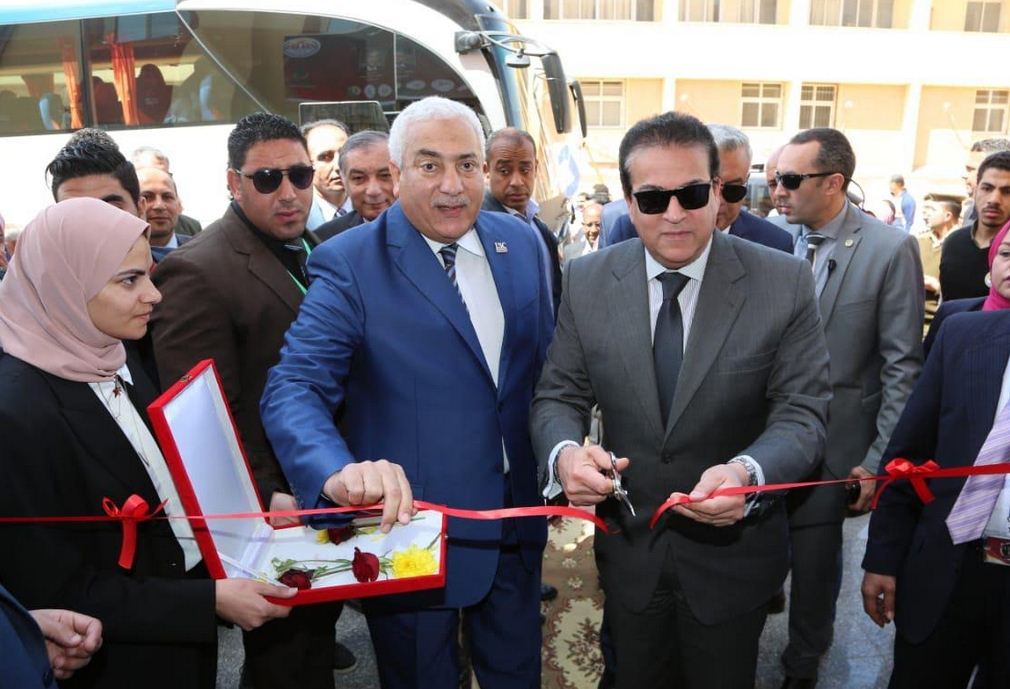وزير التعليم العالي يفتتح عددا من المنشآت بجامعة مدينة السادات  