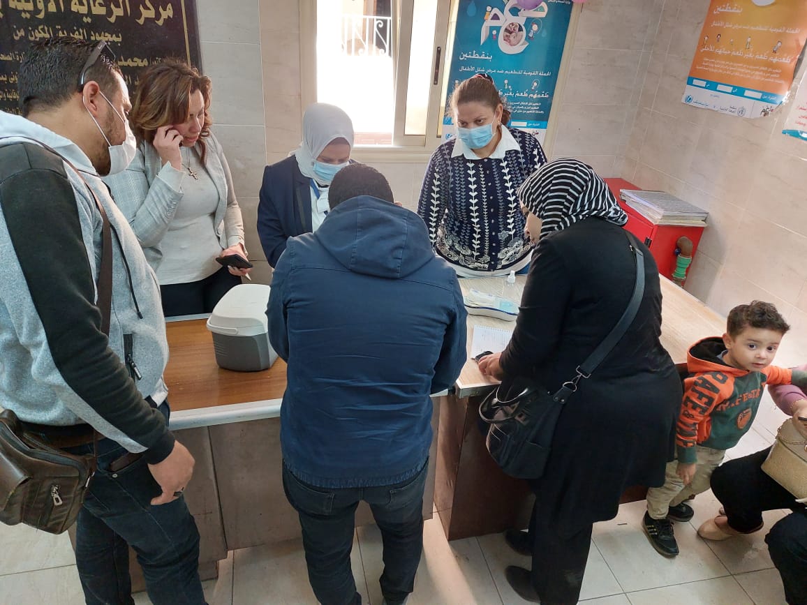 استمرار أعمال حملة شلل الأطفال بمحافظة أسيوط لليوم الثاني على التوالي